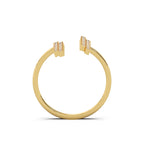 Nova Twin Ring Silver Gold