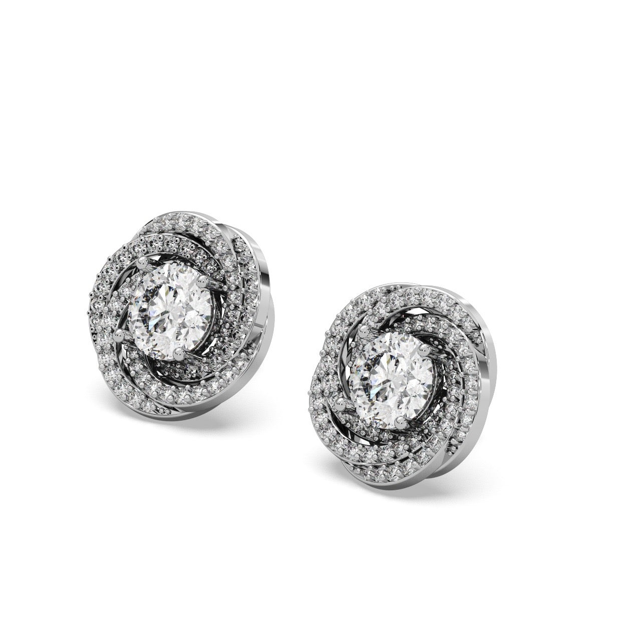 Stardust Studs 14k White