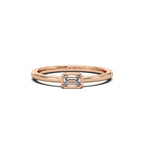 The Roma Diamond Ring - 14k Rose Gold