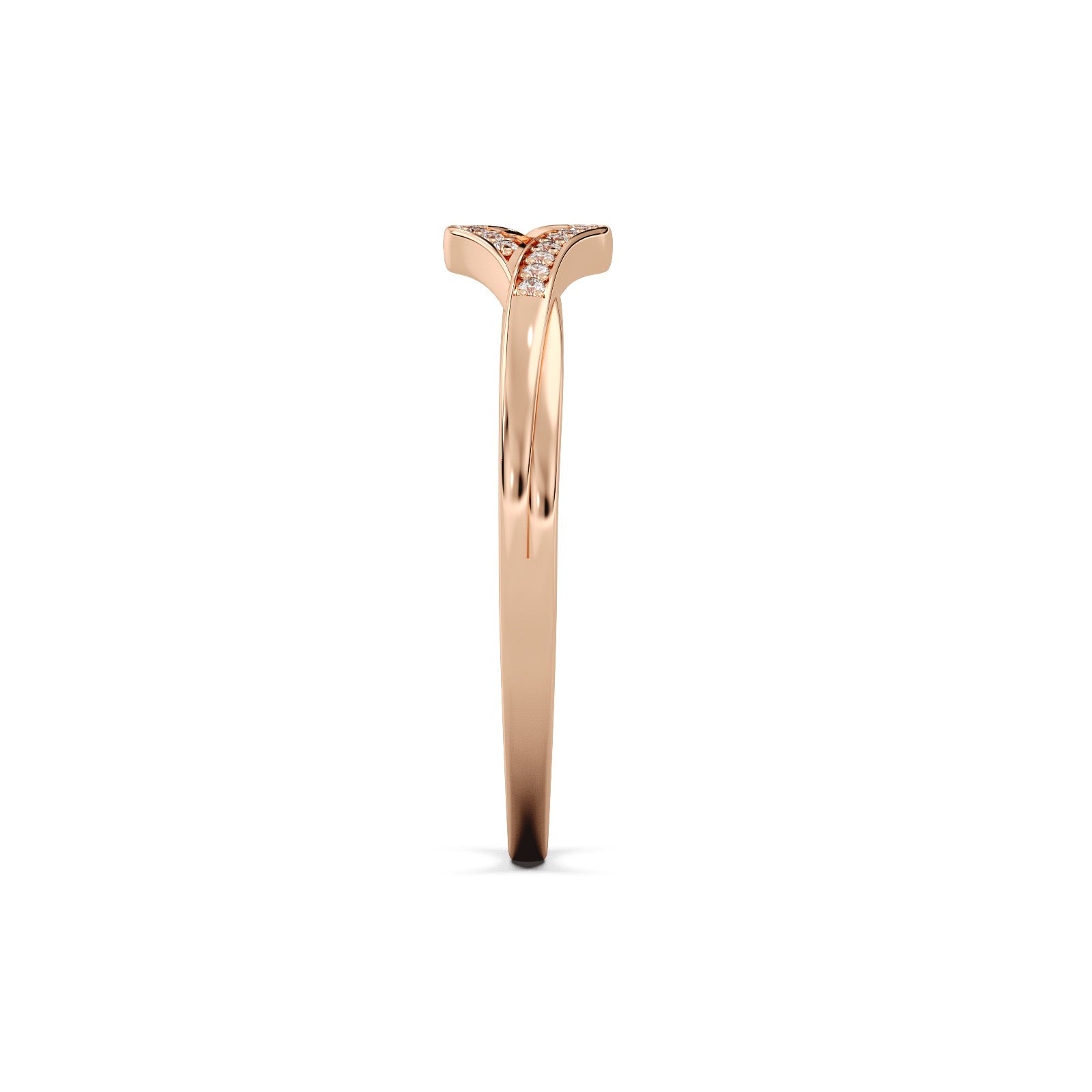 Vera Diamond Ring -  18k Rose Gold