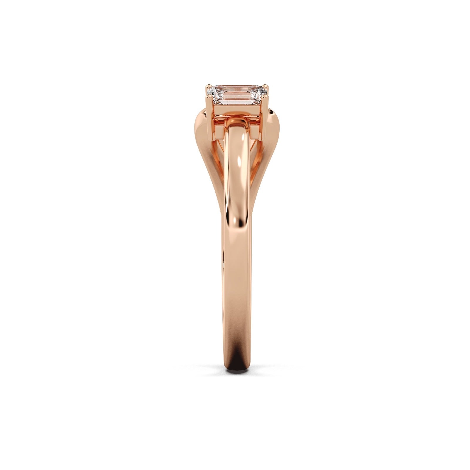 The Orbit Ring Silver Rosegold