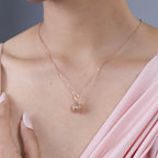 Amara Pendant Silver Rose