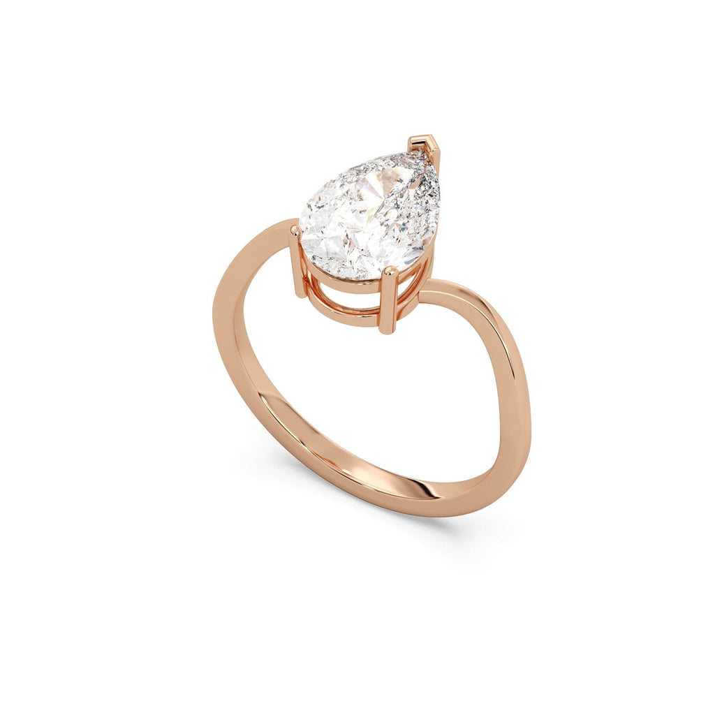 Ester Ring Silver Rosegold