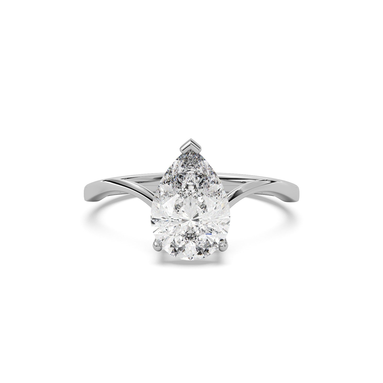 Ester Ring Silver White