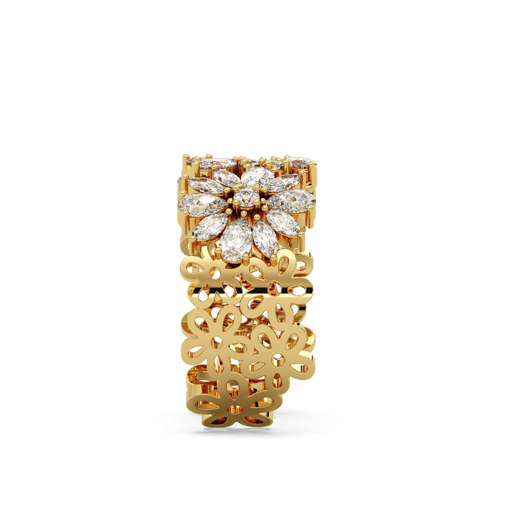 Daisy Ring 14k Gold