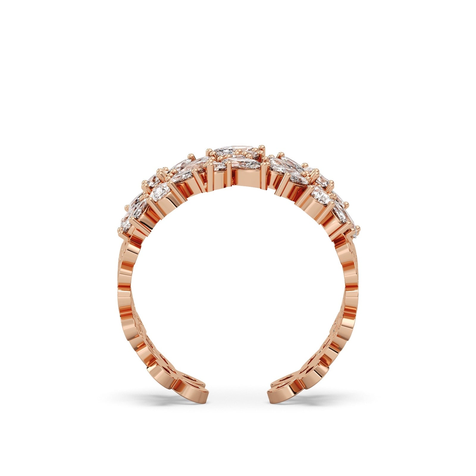 Daisy Ring 14k Rosegold