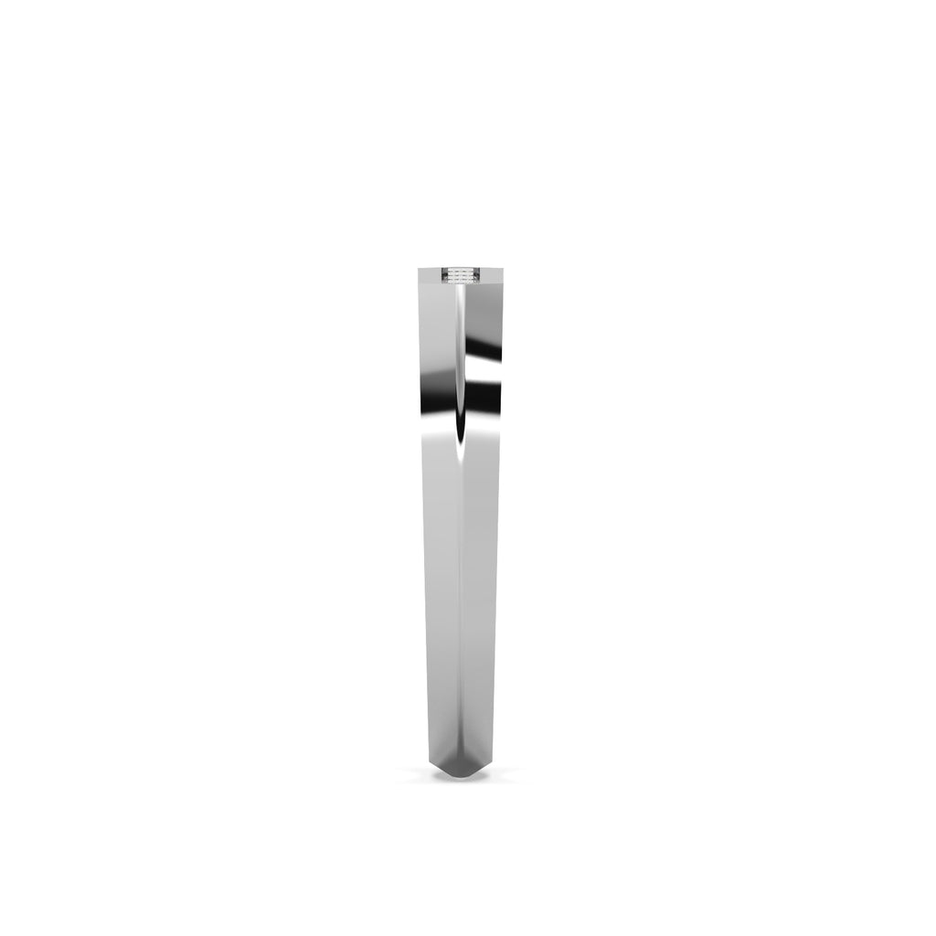Soleil Diamond Ring - Sterling Silver (White)