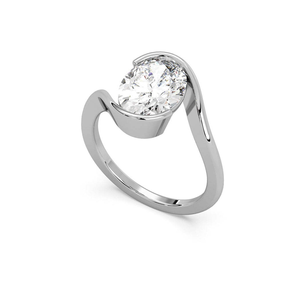 Ora ring Silver White