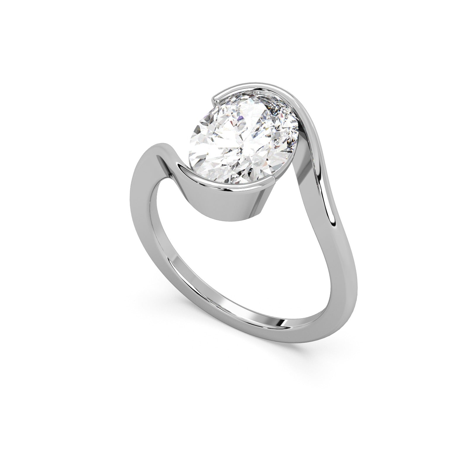 Ora ring 14k White