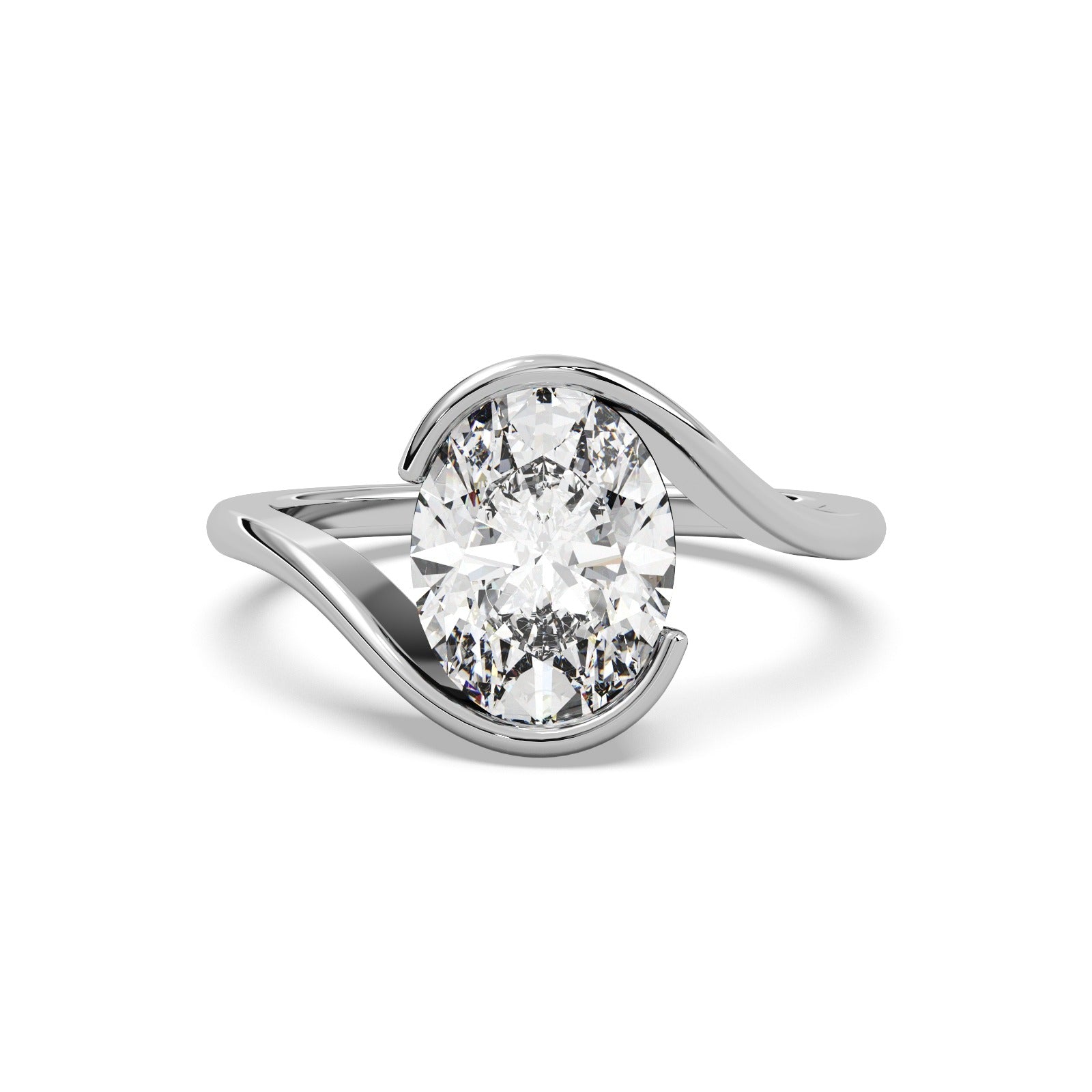 Ora ring 14k White