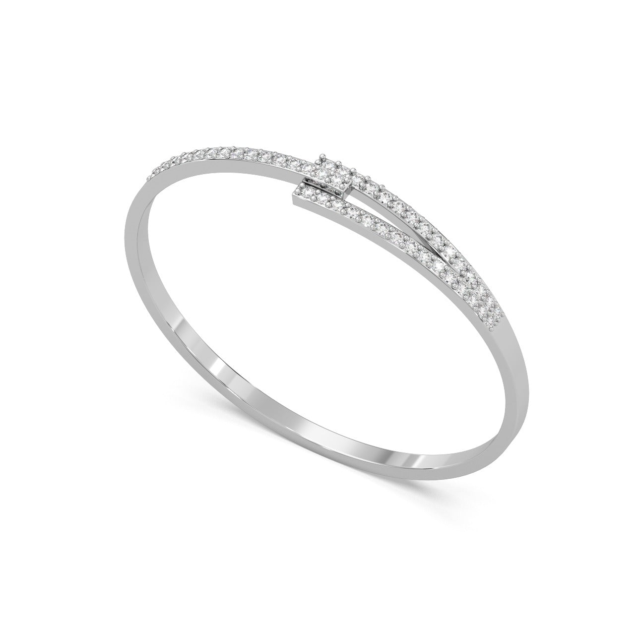 Matrix Bracelet Silver White