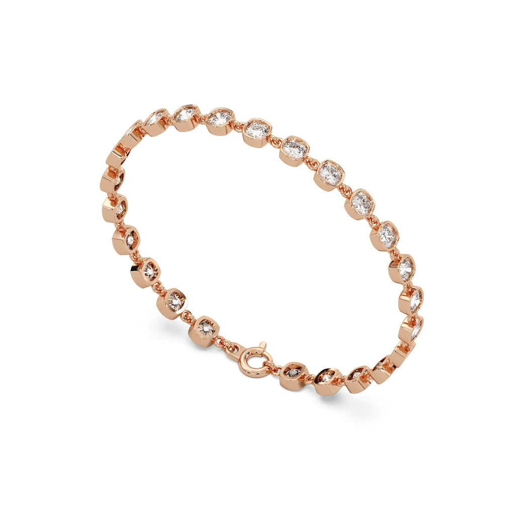 Rose Link Bracelet 14k Rosegold