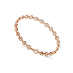 Rose Link Bracelet Silver Rosegold
