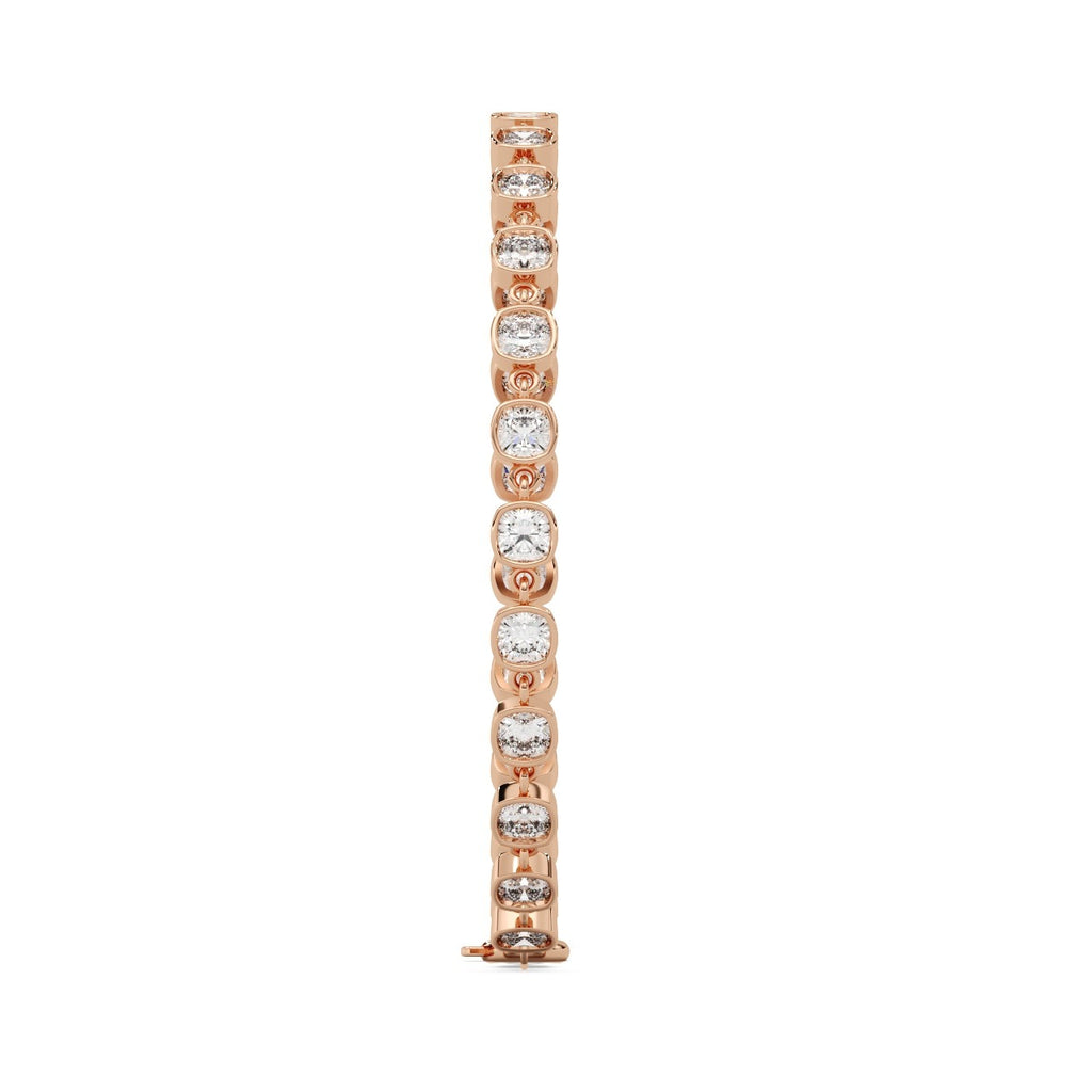 Rose Link Bracelet Silver Rosegold