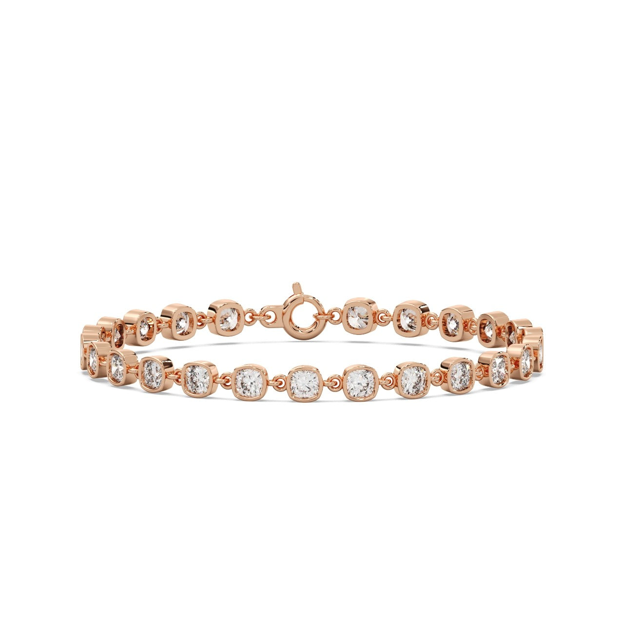 Rose Link Bracelet Silver Gold