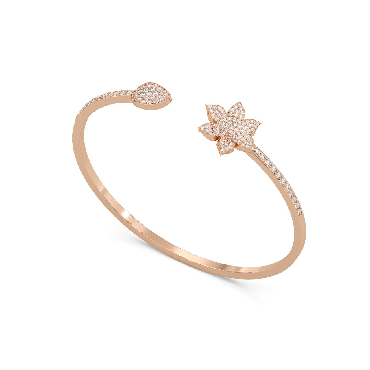 Sakura Bracelet Silver Rosegold
