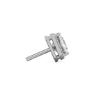 Monarch Studs 14k White