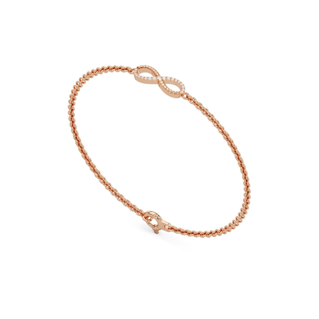 Eterna Loop Bracelet 14k Rosegold