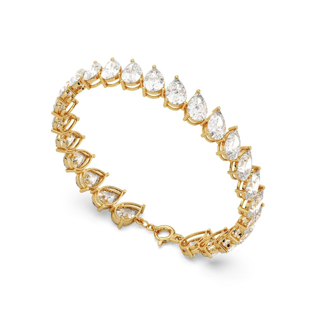 Celeste Drop Bracelet 18k Gold