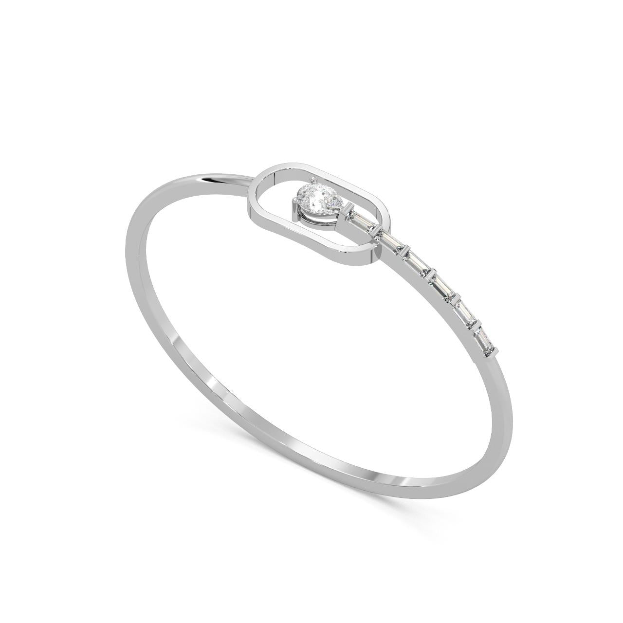 Kora Bracelet Silver White