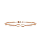 Eterna Loop Bracelet Silver Rosegold