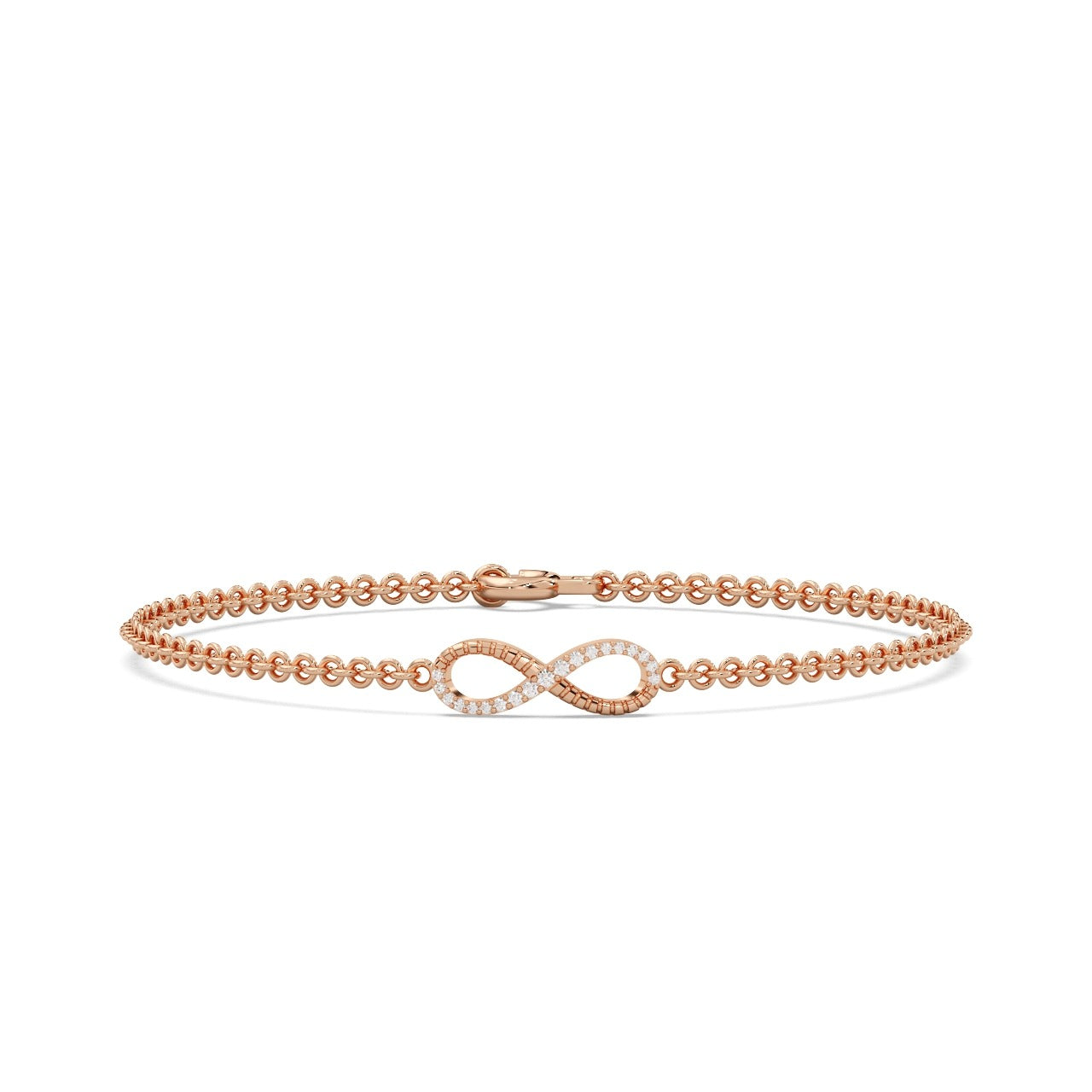 Eterna Loop Bracelet 14k Rosegold