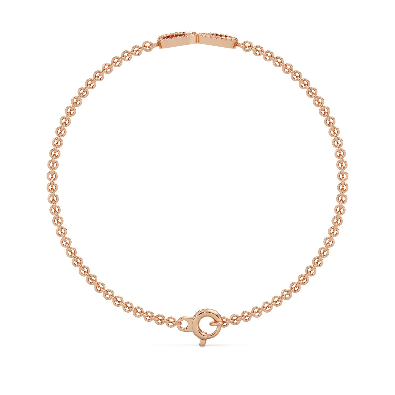 Eterna Loop Bracelet 14k Rosegold