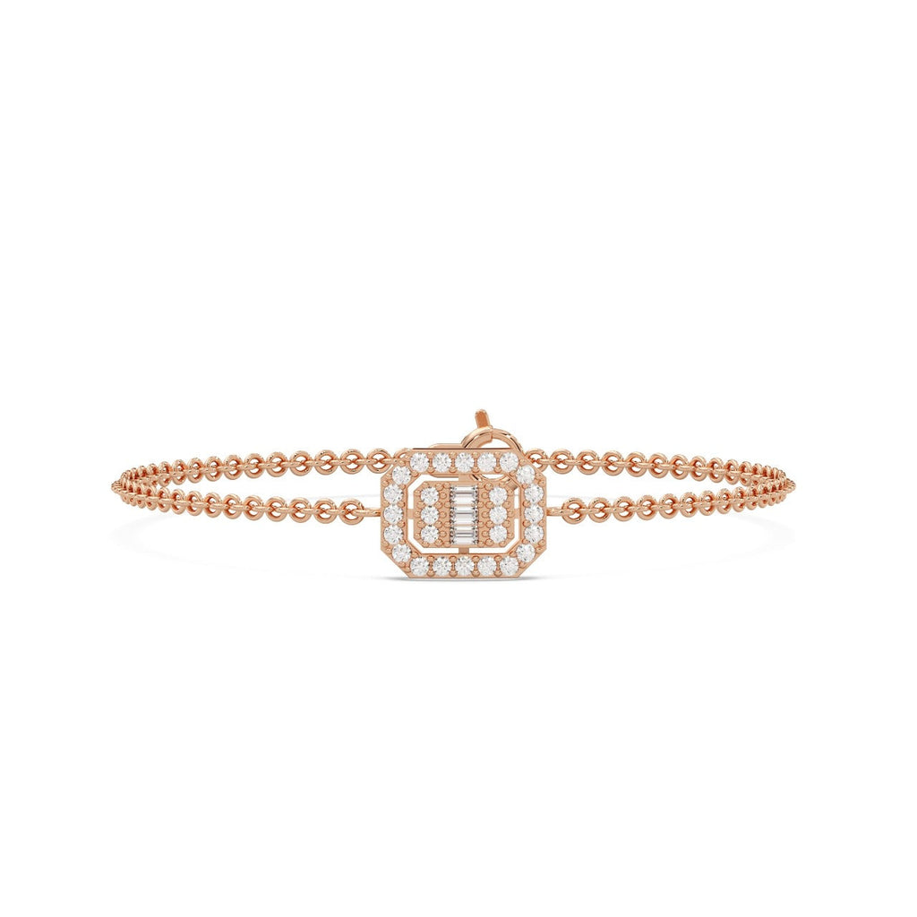 Metra Bracelet Silver Rosegold
