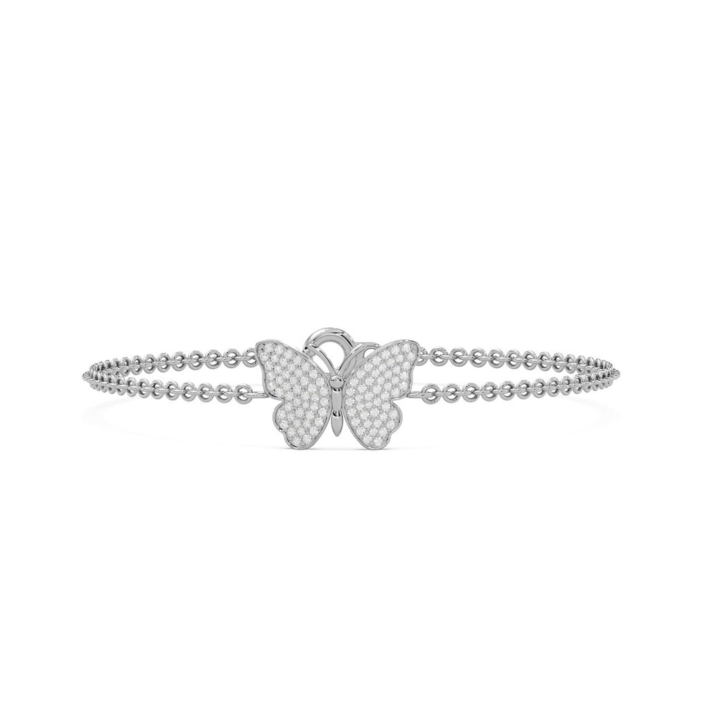 Flutter Bracelet 18k White