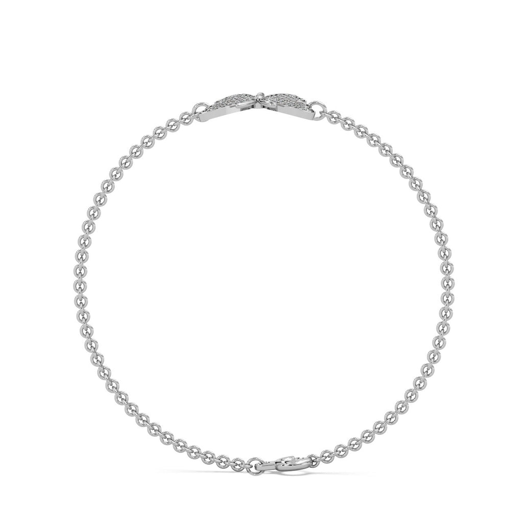 Flutter Bracelet 18k White