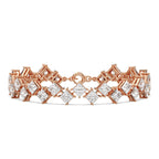 Isabelle Bracelet Silver Rosegold