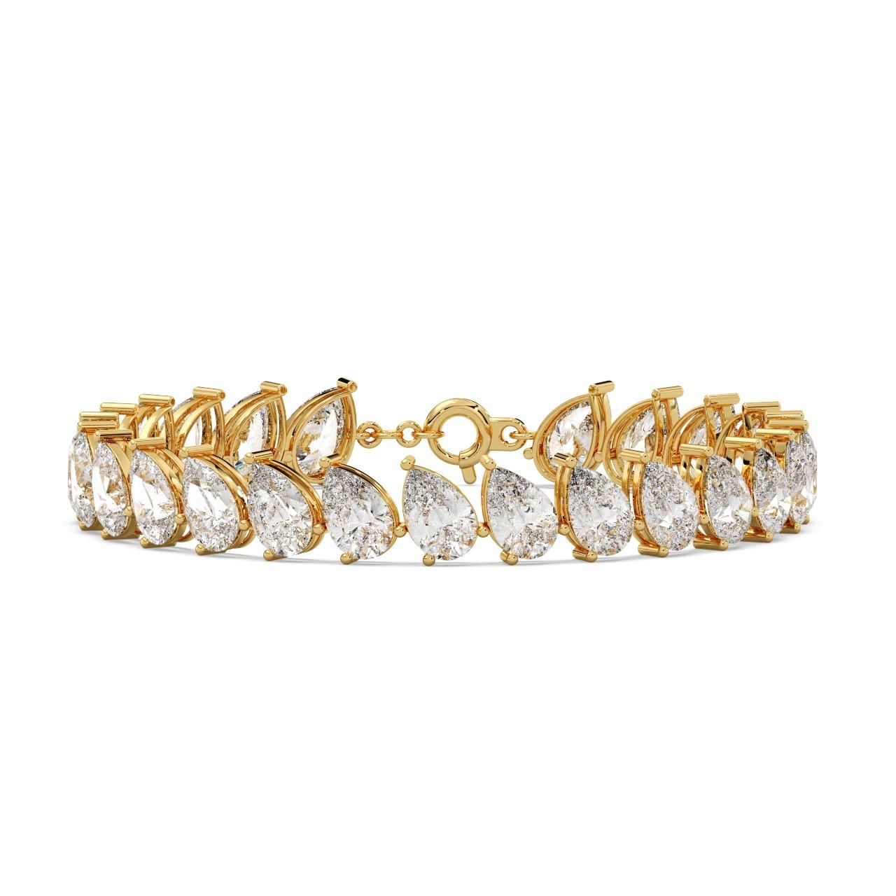 Celeste Drop Bracelet 14k  Gold
