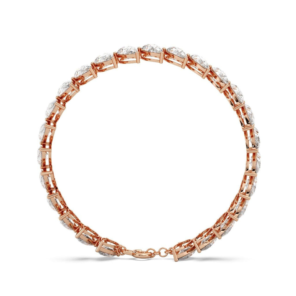 Celeste Drop Bracelet 14k Rosegold