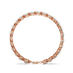 Celeste Drop Bracelet 14k Rosegold