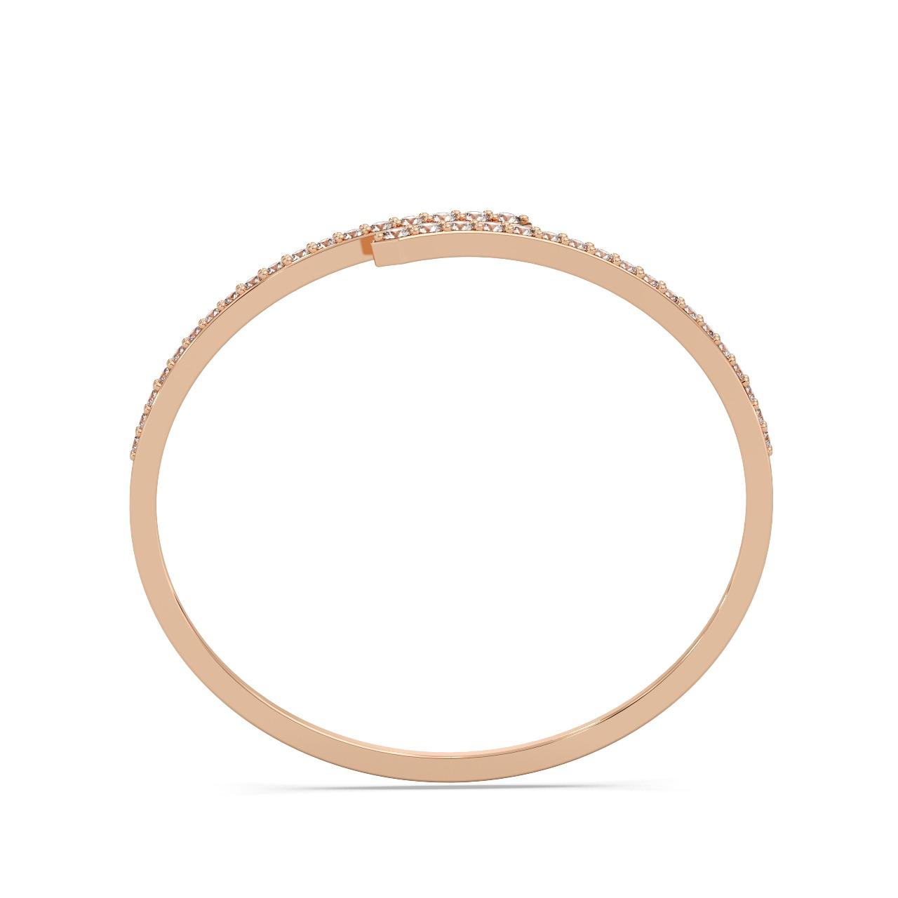 The Embrace Bracelet Silver Rosegold