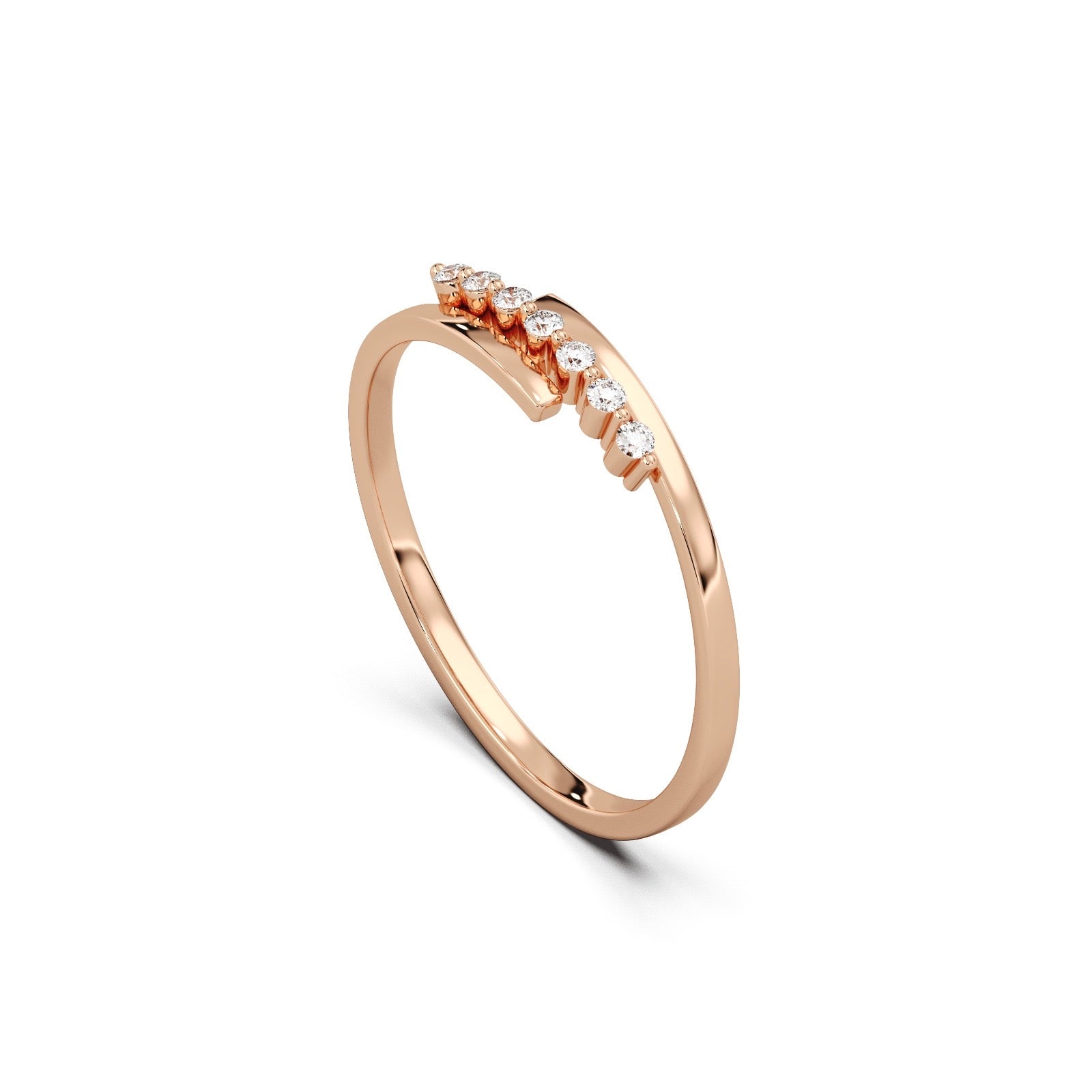 Cascadia Ring 14k Rosegold