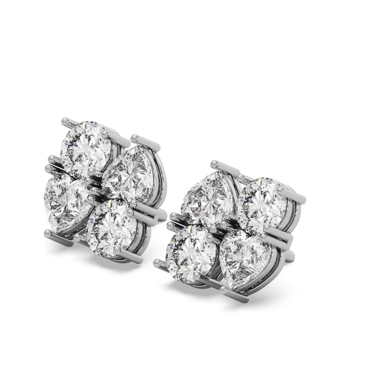 Artemis Studs 14k White