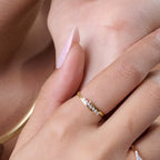 Cascadia Ring Silver White