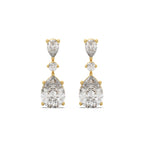 Trilune Earrings 14k Gold
