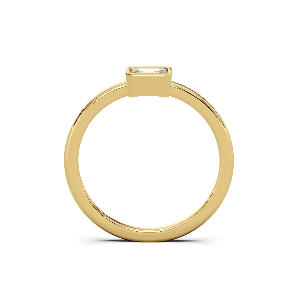The Roma Diamond Ring - 14k Yellow Gold