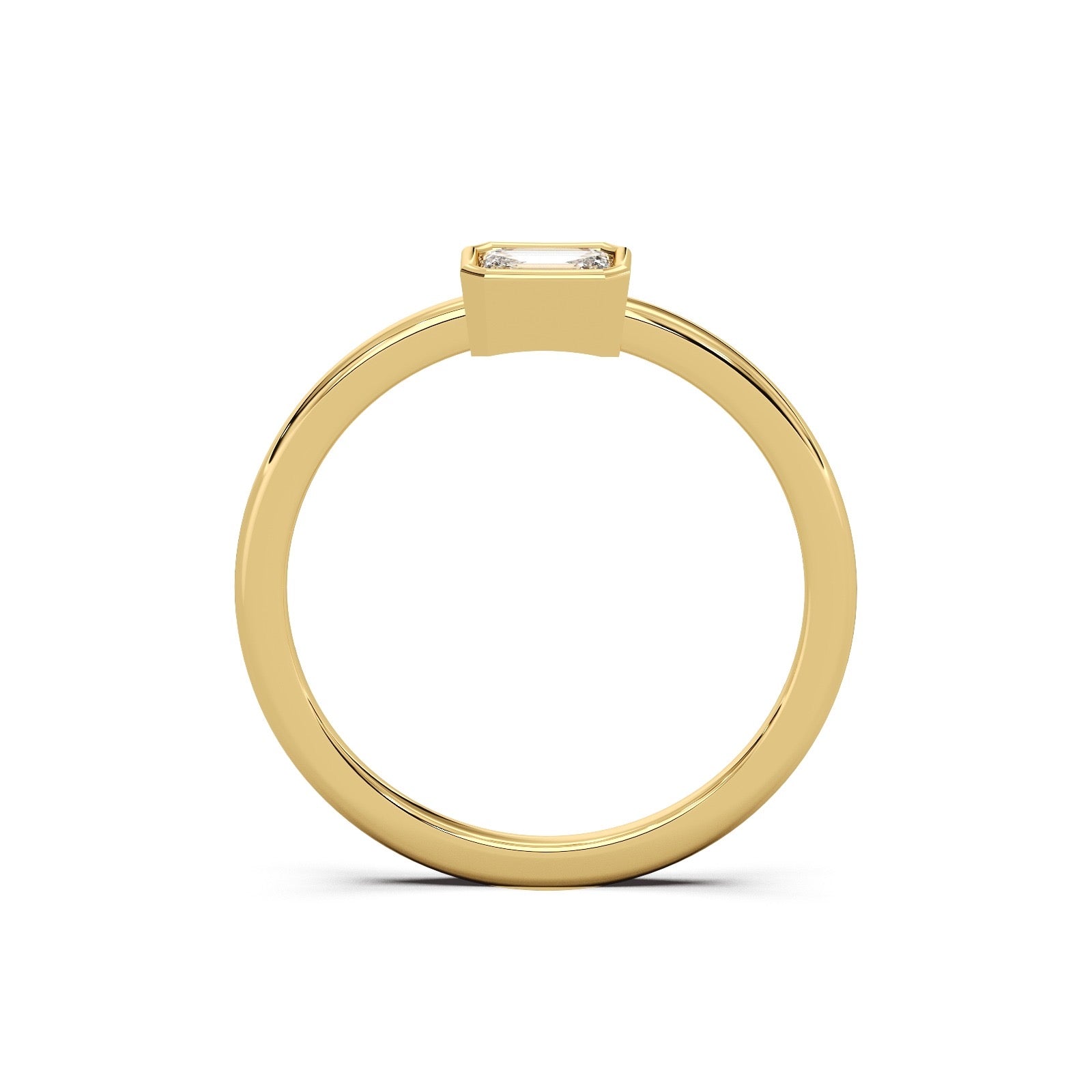 The Roma Diamond Ring - 14k Yellow Gold