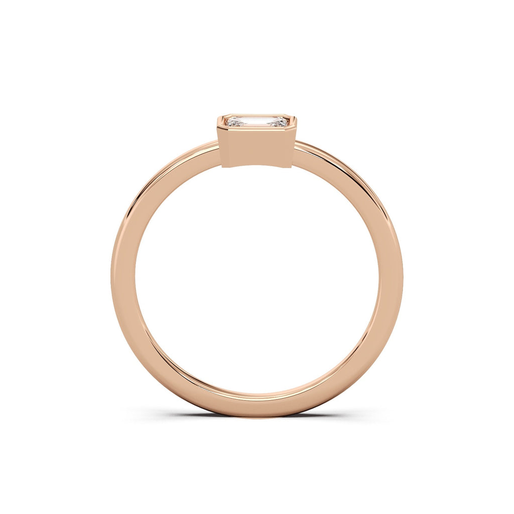 The Roma Diamond Ring - 14k Rose Gold