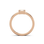 The Roma Diamond Ring - 14k Rose Gold