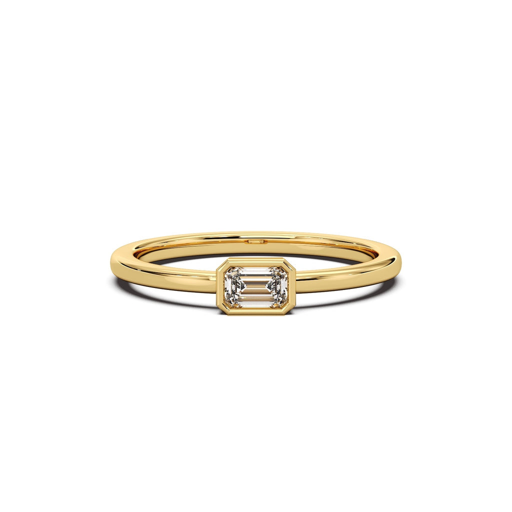 The Roma Diamond Ring - 14k Yellow Gold