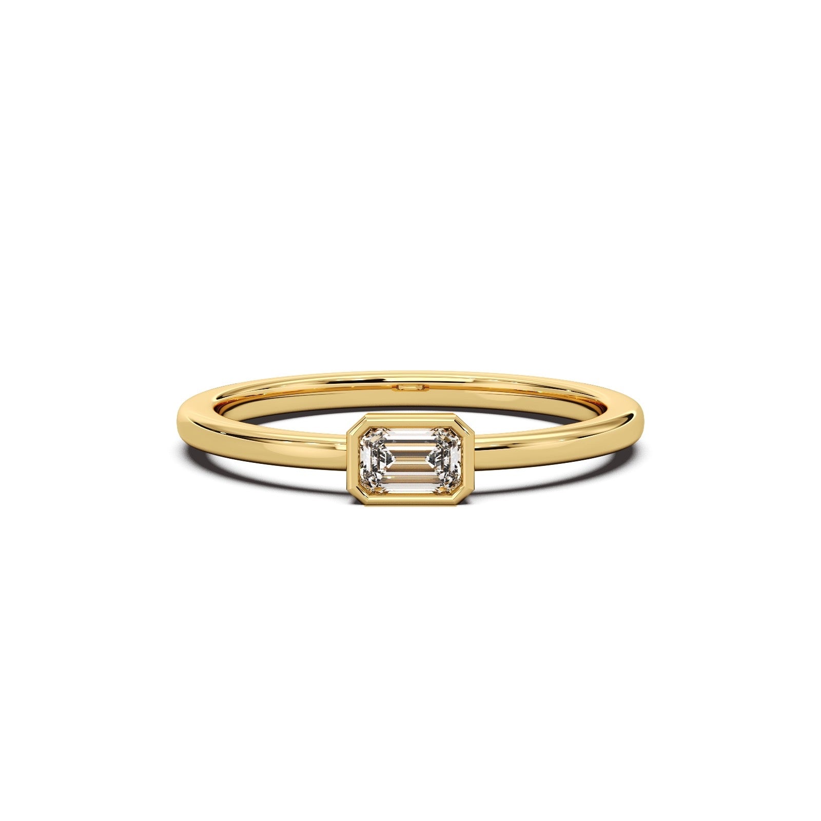 The Roma Diamond Ring - 14k Yellow Gold