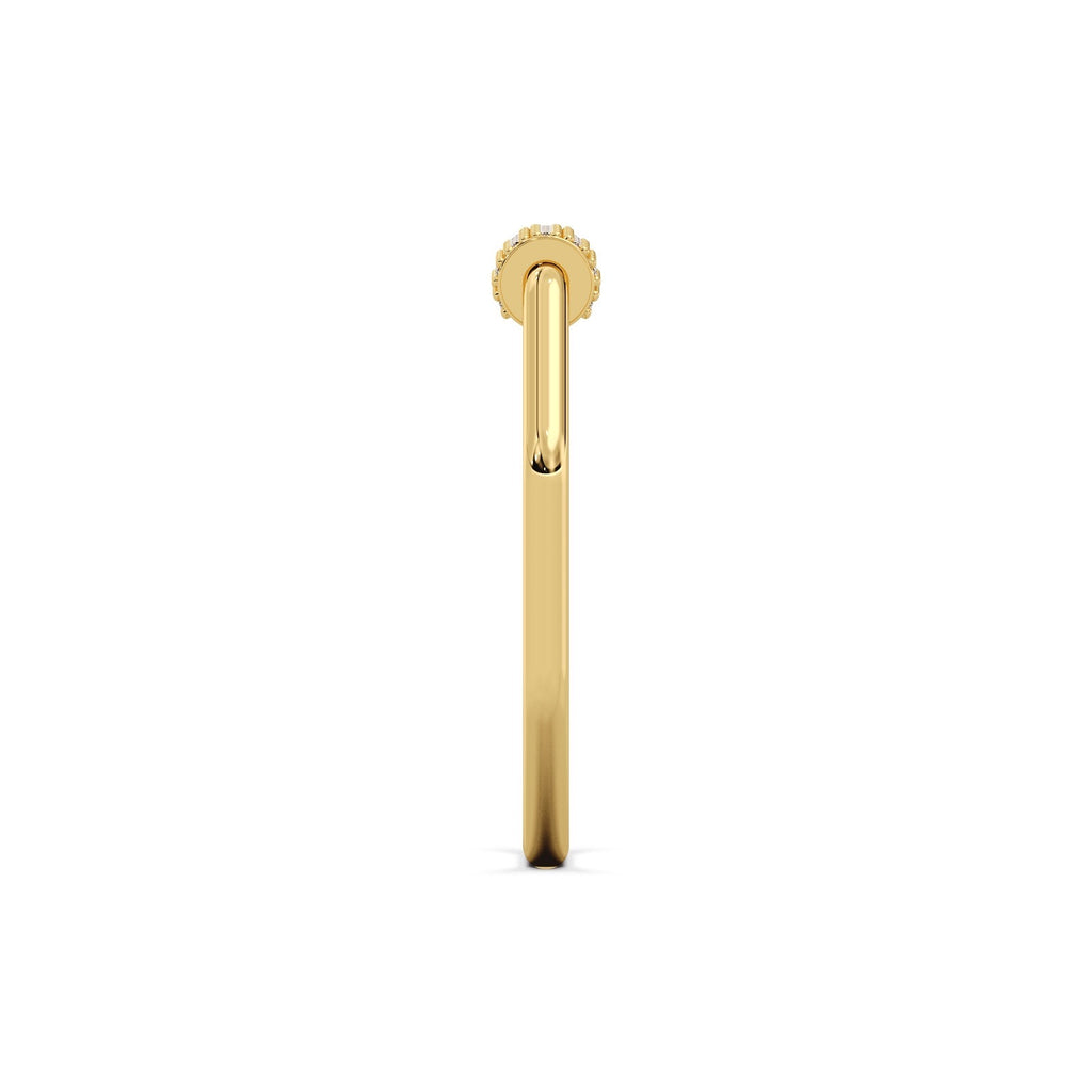 Octa Halo Ring 18k Gold