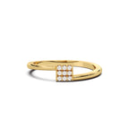 Cubic Cluster Ring 14k Gold