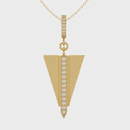 Lynx Pendant Silver Gold