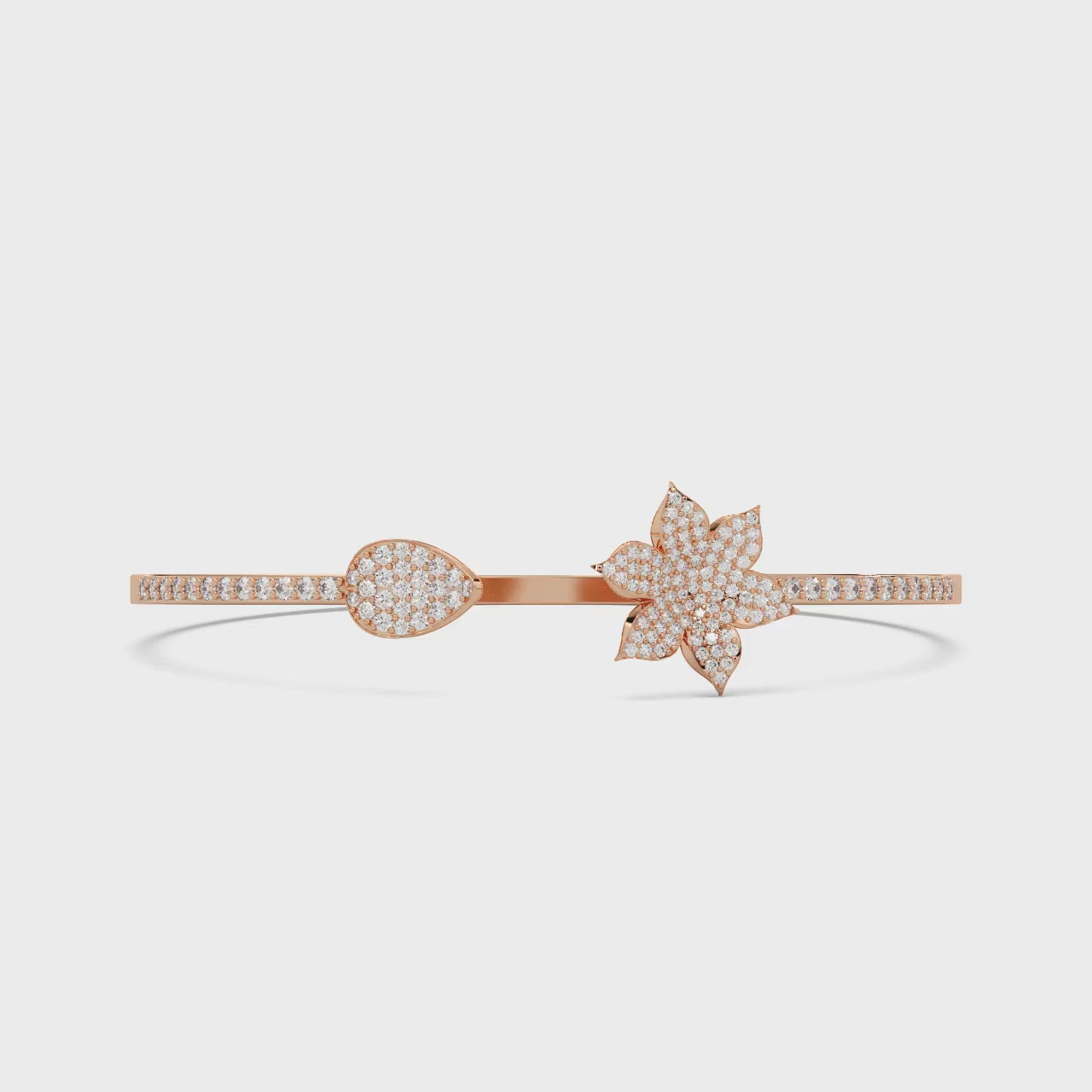 Sakura Bracelet Silver Rosegold