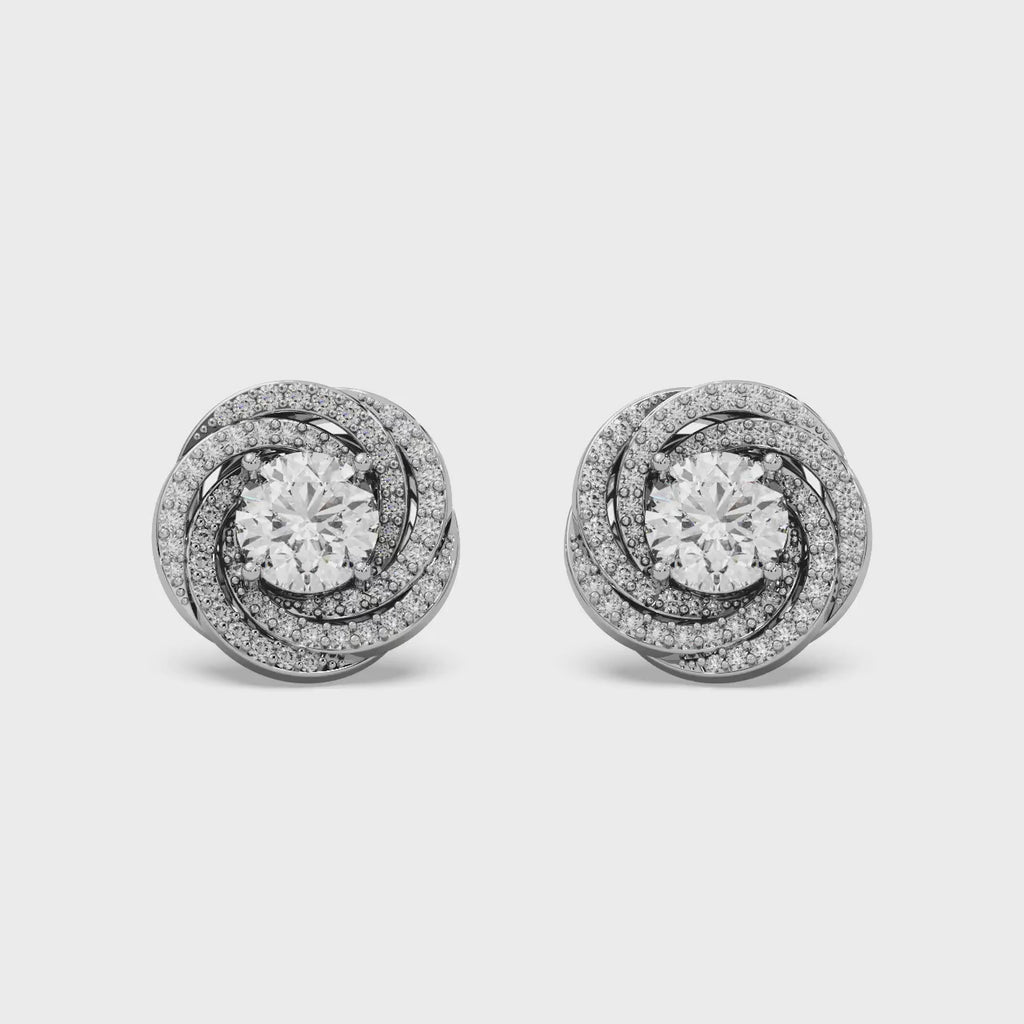 Stardust Studs Silver Gold